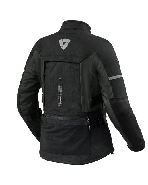 Revit Black Motorradjacke Sand 5 H2O Textiljacke Schwarz / Anthrazit