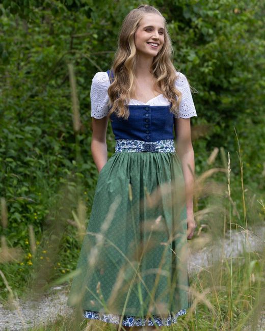 Berwin Green Midi-Dirndl