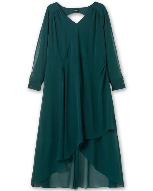 Sheego Green Etuikleid Abendkleid