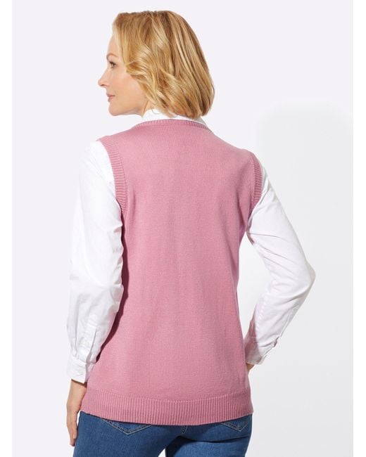 WITT Pink Strickweste