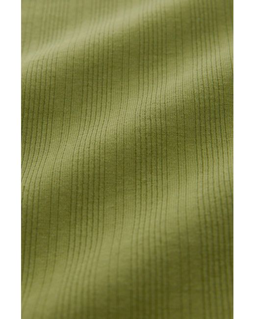 Next Green Umstandskleid Geripptes Midaxi-Kleid, Umstandsmode (1-tlg)