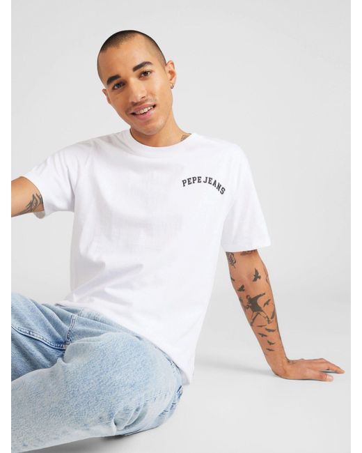 Pepe Jeans T-Shirt CLEMENTINE (1-tlg) in White für Herren