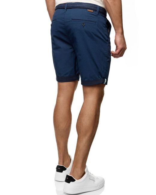 INDICODE Chinoshorts in Blue für Herren