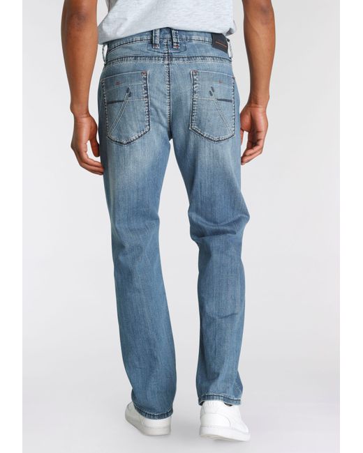 Camp David Regular-fit-Jeans NI:CO:R611 mit Abriebeffekten in Blau für  Herren | Lyst DE