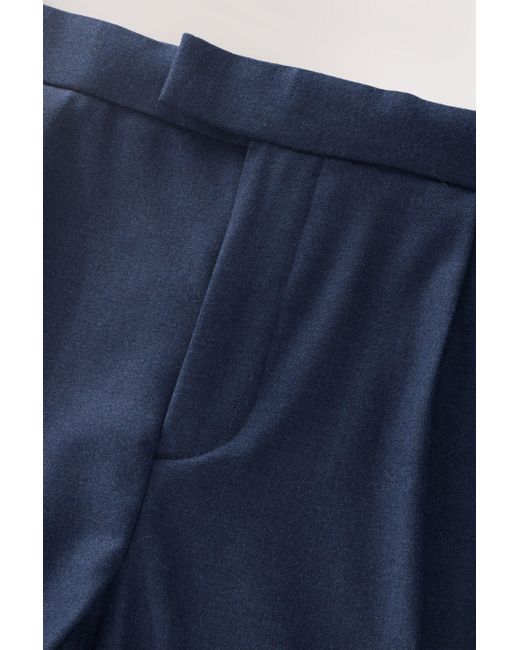 Next Stoffhose Strukturierte Anzughose mit hohem Wollanteil (1-tlg) in Blue für Herren