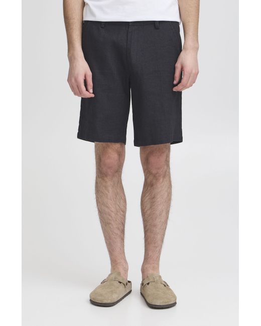 Casual Friday Leinenhose CFPANDRUP Elegante Shorts in Blue für Herren