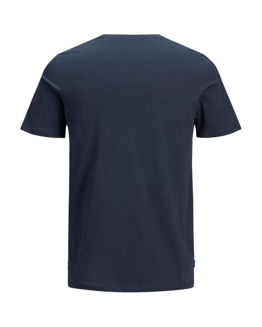 Jack & Jones T-Shirt JJEORGANIC BASIC TEE SS O-NECK NOOS in Blue für Herren