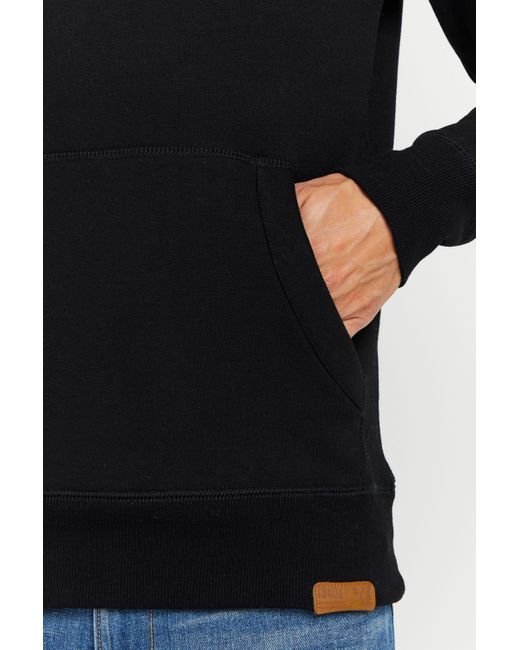 Solid Hoodie SDTripHood Kapuzensweatshirt mit Kängurutasche in Black für Herren