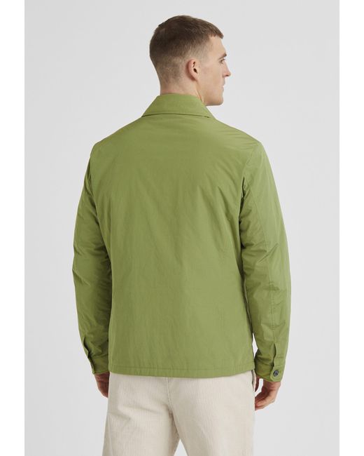 Milestone Hemdjacke MSBakersfield mit Logo Badge in Green für Herren