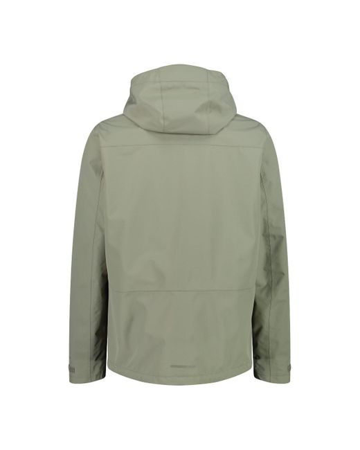 CMP Funktionsjacke MAN JACKET FIX HOOD SAGE in Green für Herren