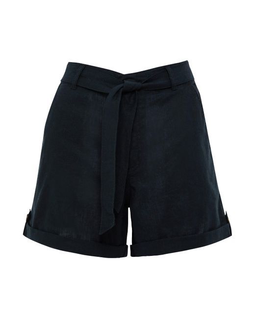 Threadbare Black Shorts THBMatcha (1-tlg) mit hübschem Bindeband