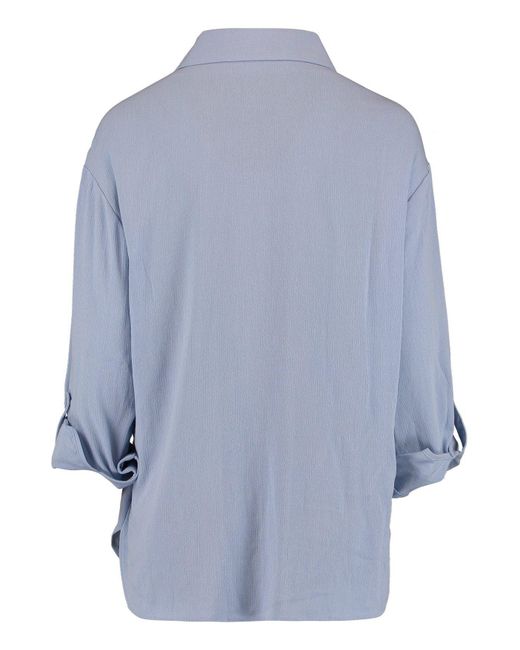 Hailys Blue Blusenshirt Bluse Stilvolles Halbarm Krempelfunktion Hemd 6891 in Blau