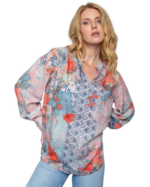 Emily Van Den Bergh White Schlupfbluse bluse 8478