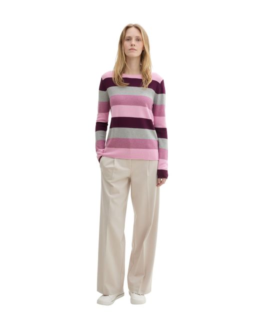 Tom Tailor Red Strickpullover