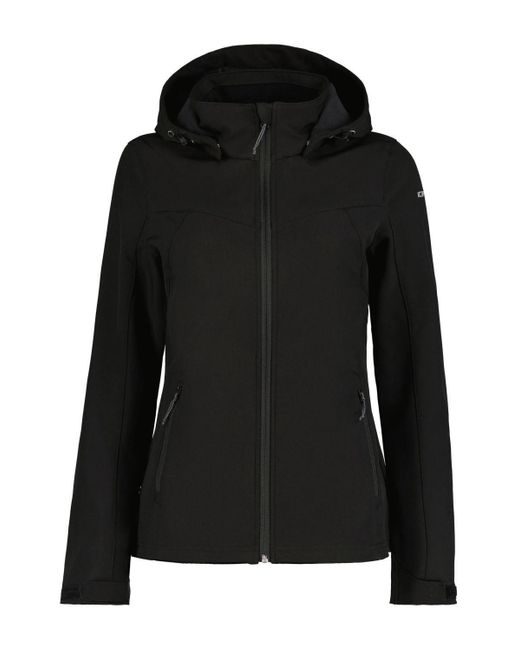 Icepeak Black Softshelljacke Freizeitjacke Britton Schwarz 44