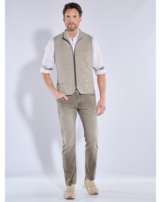 Engbers Anzugweste Sakko-Weste mit Zipper in Gray für Herren