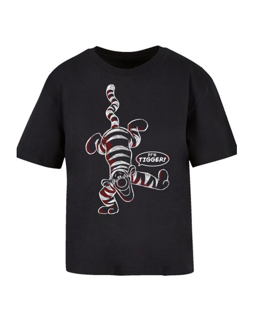 Disney Schwarz Winnie Tigger Shirt | DE It\'s in Lyst Puuh Qualität F4NT4STIC Premium