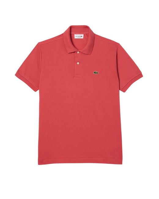 Lacoste Poloshirt Original L..12 Polo-Shirt aus (1-tlg) in Red für Herren
