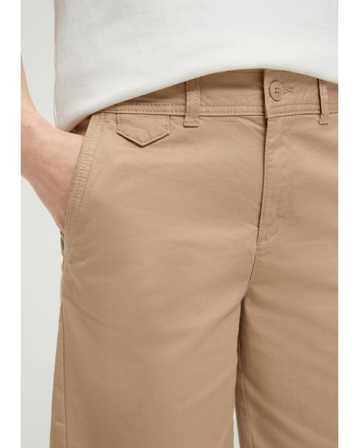 S.oliver White Shorts Regular: Bermuda im Chino-Style