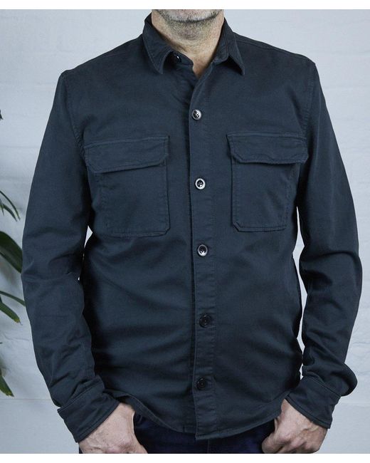 WUNDERWERK Hemdjacke Utility shirt jacket male in Gray für Herren