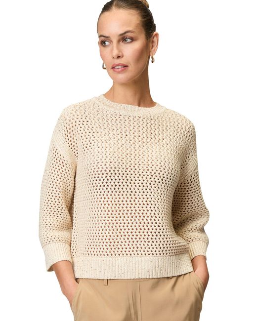 Zero Natural Strickpullover Grobstrickpullover mit Glitzer (1-tlg) weiteres Detail