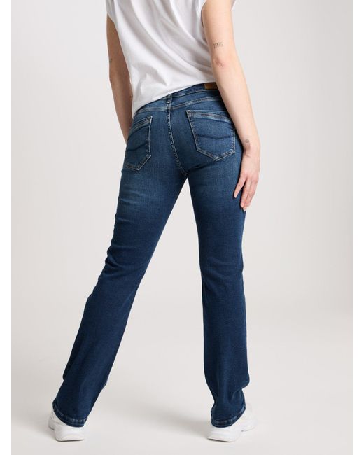 Cross Jeans Blue CROSS ® Bootcut-Jeans Lauren