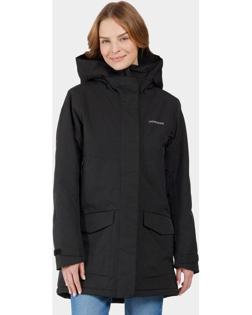 Didriksons Langmantel FRIDA WNS PARKA 7 BLACK
