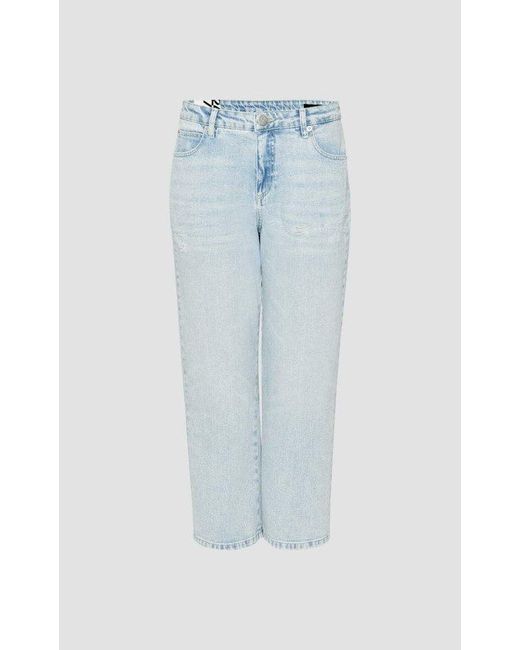 Opus Gerade Jeans Lani heavy destroyed blue