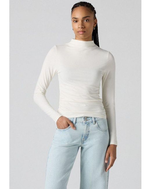 Levi's White Langarmshirt