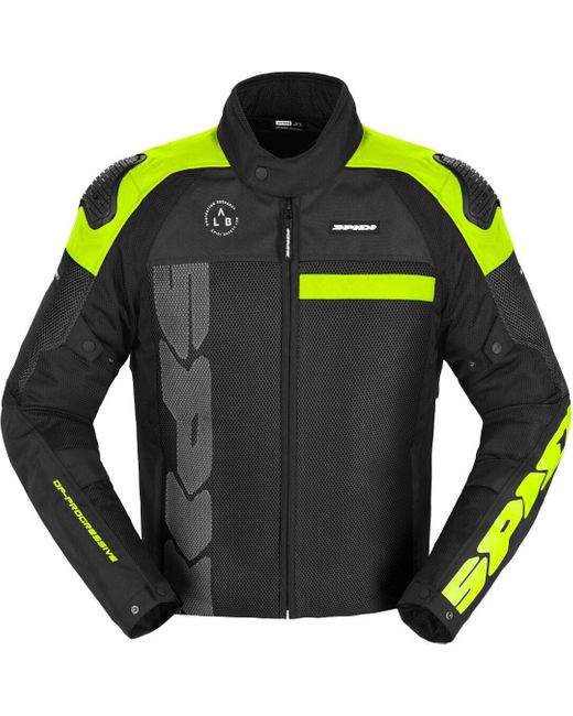 SPIDI Motorradjacke Progressive Net WindOut Motorrad Textiljacke in Green für Herren