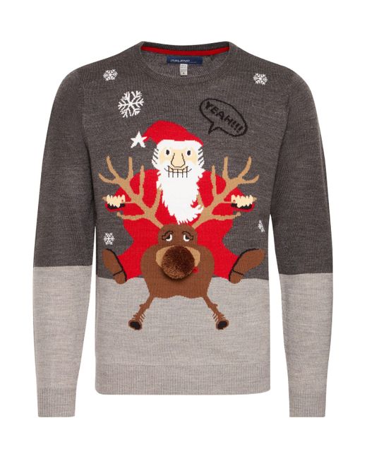 Blend Strickpullover BHRudolph in Gray für Herren