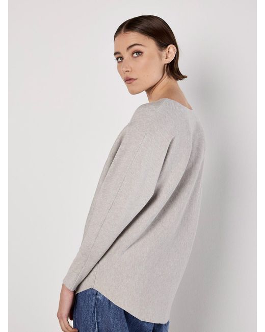 Apricot Gray Strickpullover