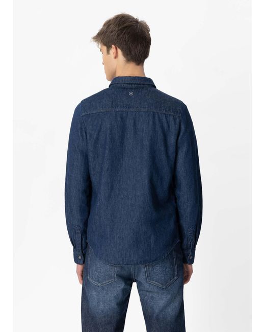 MUD Jeans Langarmhemd Stanley Shirt in Blue für Herren