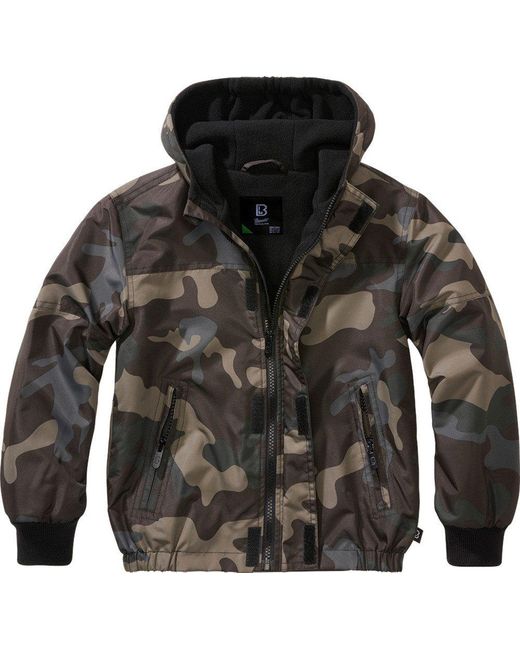 BRANDIT Funktionsjacke Kids Frontzip Windbreaker in Black für Herren