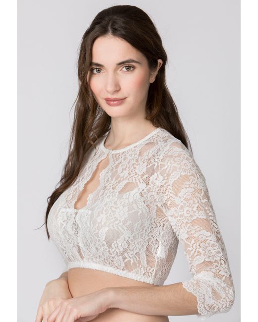 Stockerpoint White Dirndlbluse Smilla