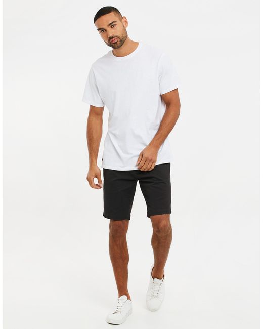 Threadbare Shorts (1-tlg) im klassischen Design in Black für Herren