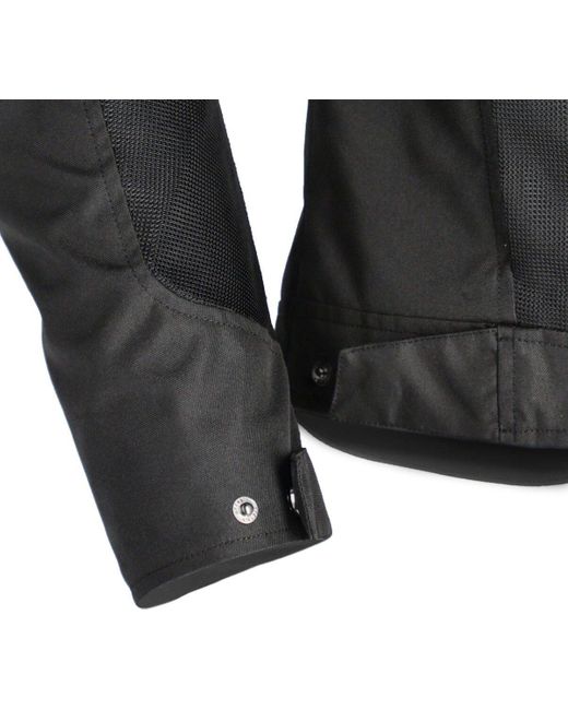 Acerbis Motorradjacke Ramsey Vented 2.0 Mesh Motorrad Textiljacke (wasserdicht) in Black für Herren