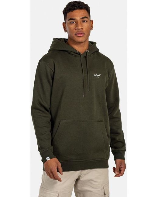 Reell Kapuzenpullover Staple Logo Hoodie in Green für Herren