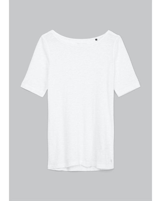 Marc O' Polo White ' - Marc O' Women / Da., Polo / T-shirt, short-sleeve, boat-neck