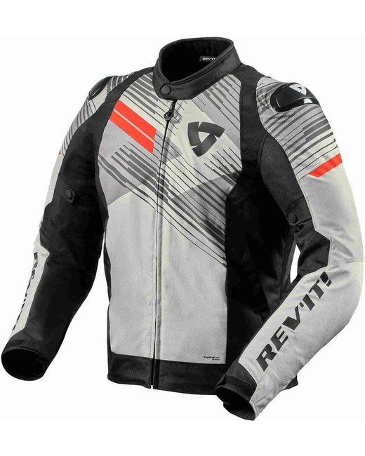 Revit Motorradjacke Apex H2O Motorrad Textiljacke wasserdicht in Black für Herren
