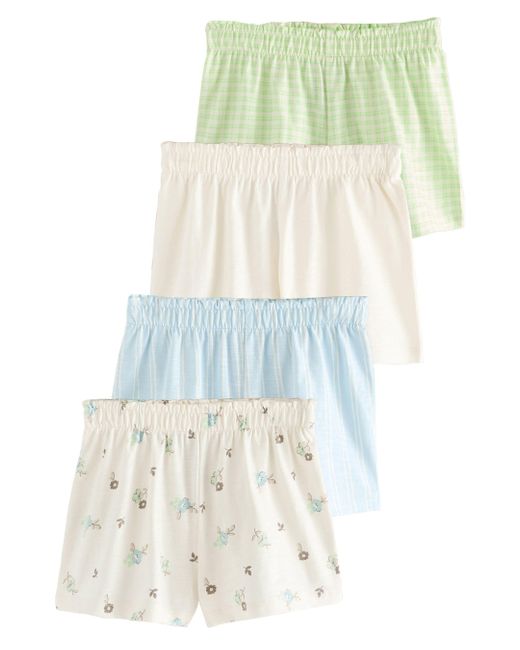 Next White Shorts aus 100 % Baumwolle, 4er-Pack (4-tlg)