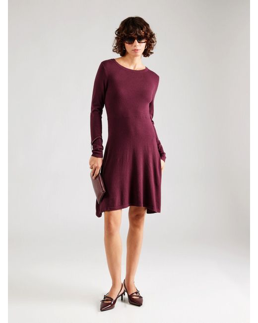 Vila Red Midikleid (1-tlg) Plain/ohne Details