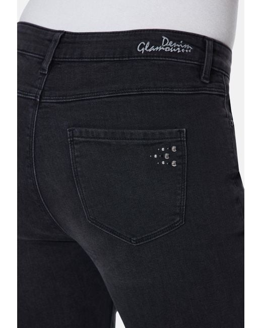 STOOKER WOMEN Black 5-Pocket-Jeans Zermatt Denim Straight Fit