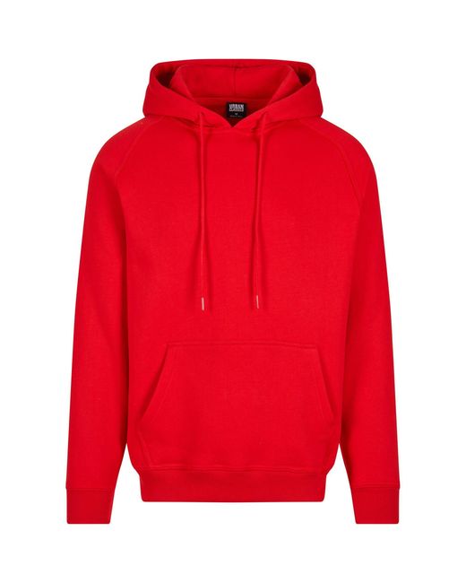 Urban Classics Sweatshirt Blank Hoody in Red für Herren