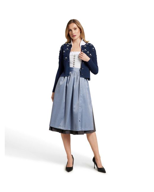 BERWIN & WOLFF Blue Trachtenstrickjacke