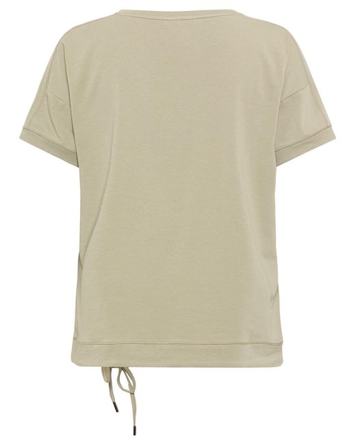 Olsen White Kurzarmshirt mit Rundhalsausschnitt und 1/2-Ärmeln