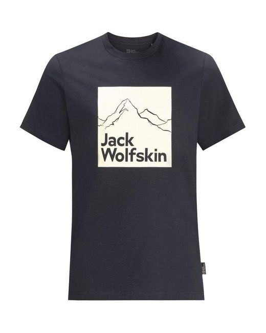 Jack Wolfskin Shirt BRAND T M in Blue für Herren