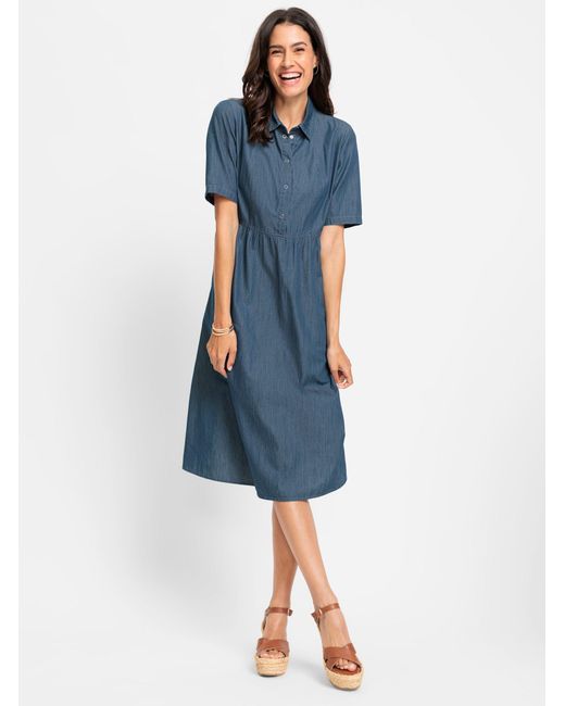 WITT Blue Etuikleid Jeanskleid