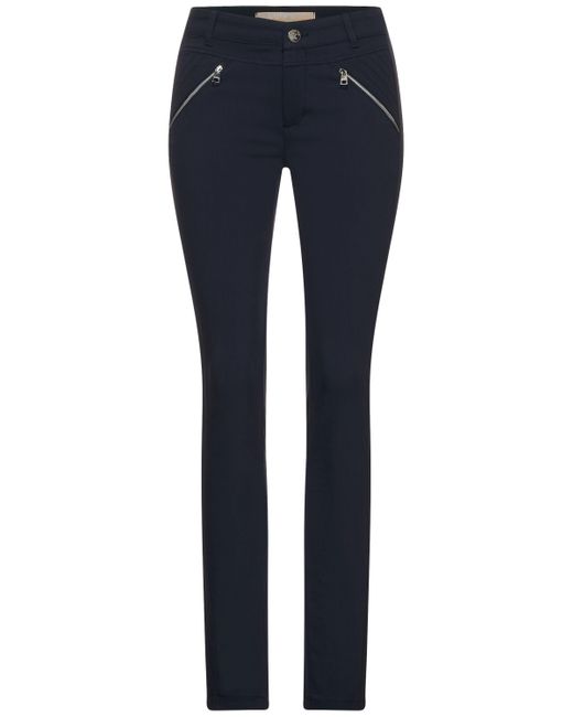 in One Blau | Hose DE Zipper Street mit Lyst Stoffhose Fit Casual