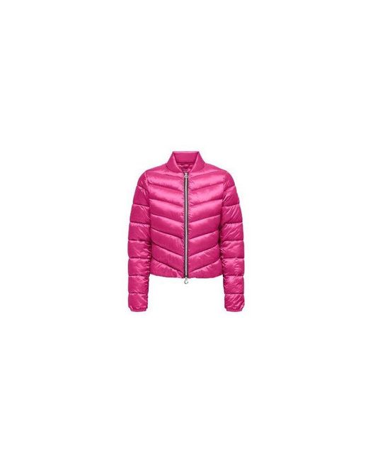 ONLY Pink Anorak ONLVEGA QUILT SHORT LIFE JACKET CC